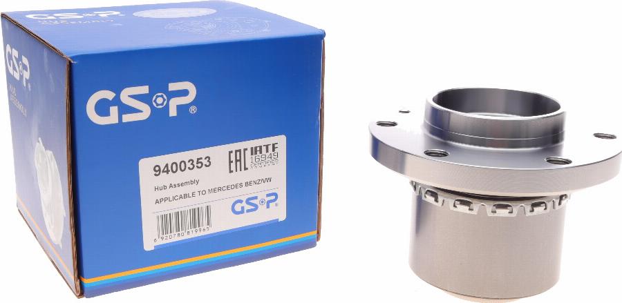 GSP 9400353 - Комплект колісних підшипників autodetail.com.ua