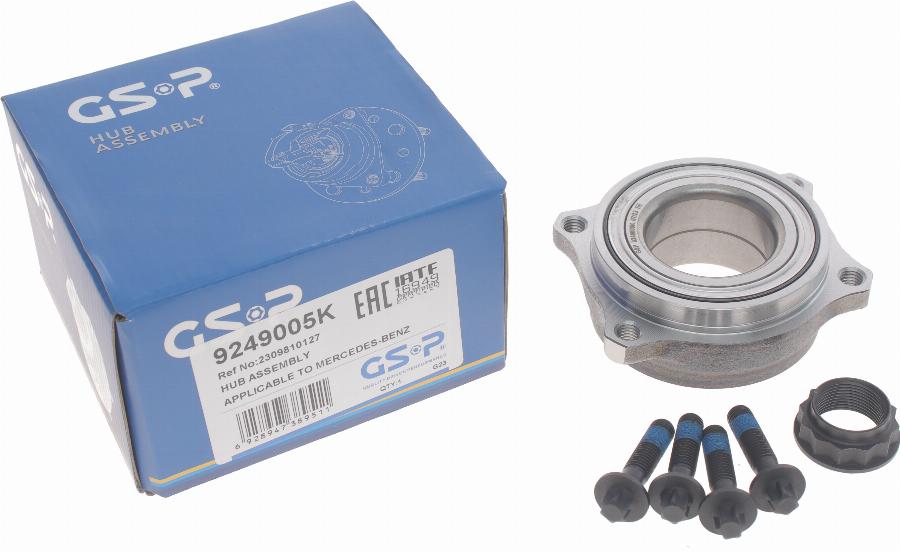 GSP 9249005K - Комплект колісних підшипників autodetail.com.ua