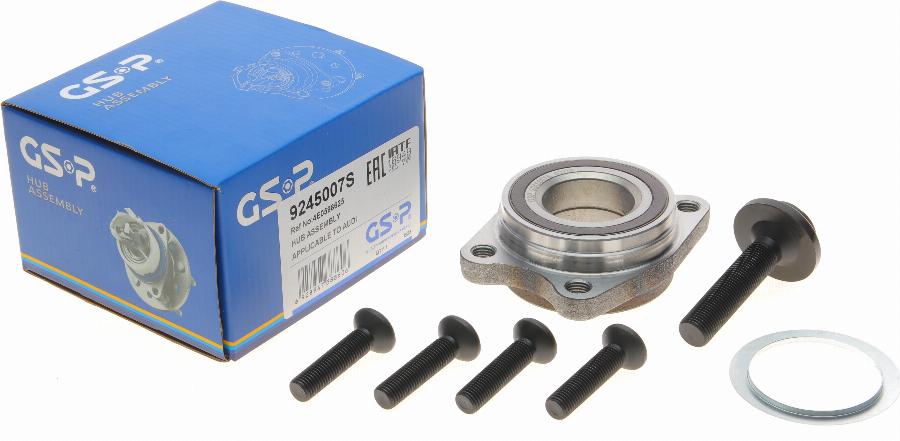GSP 9245007S - Комплект колісних підшипників autodetail.com.ua