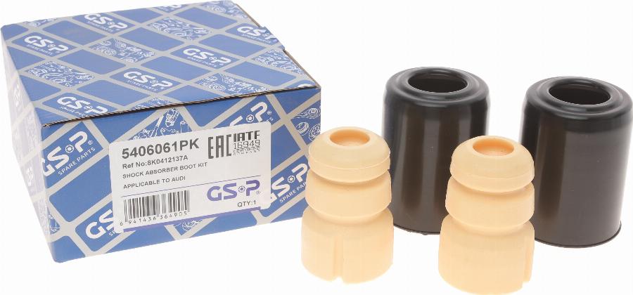 GSP 5406061PK - Комплект пилозахисних ковпаків, амортизатор autodetail.com.ua