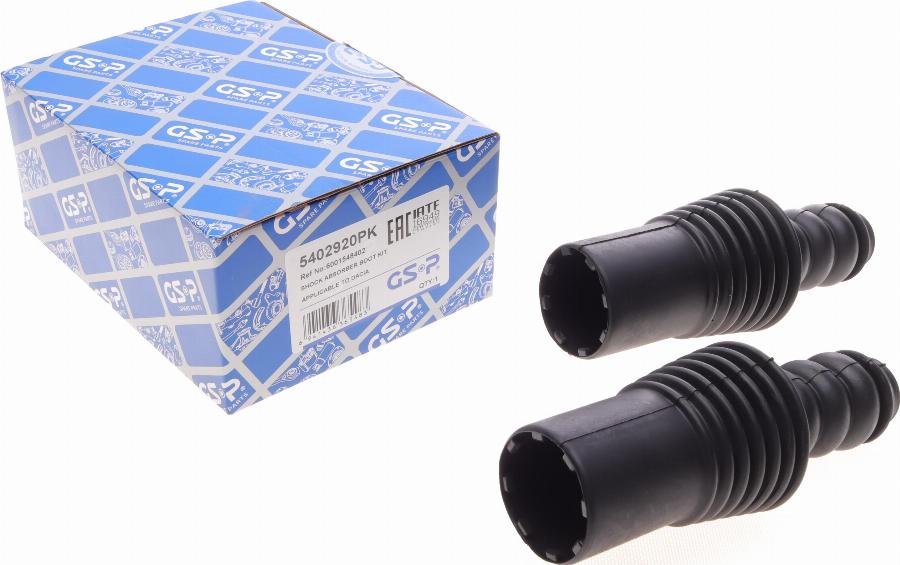 GSP 5402920PK - Комплект пилозахисних ковпаків, амортизатор autodetail.com.ua