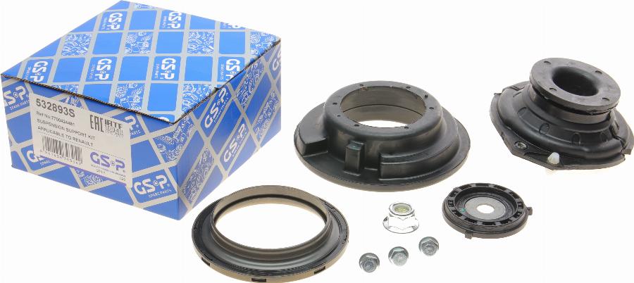 GSP 532893S - Верхня опора, стійка амортизатора autodetail.com.ua