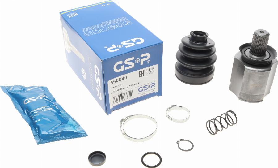 GSP 650040 - Комплект шарнірів, приводний вал autodetail.com.ua