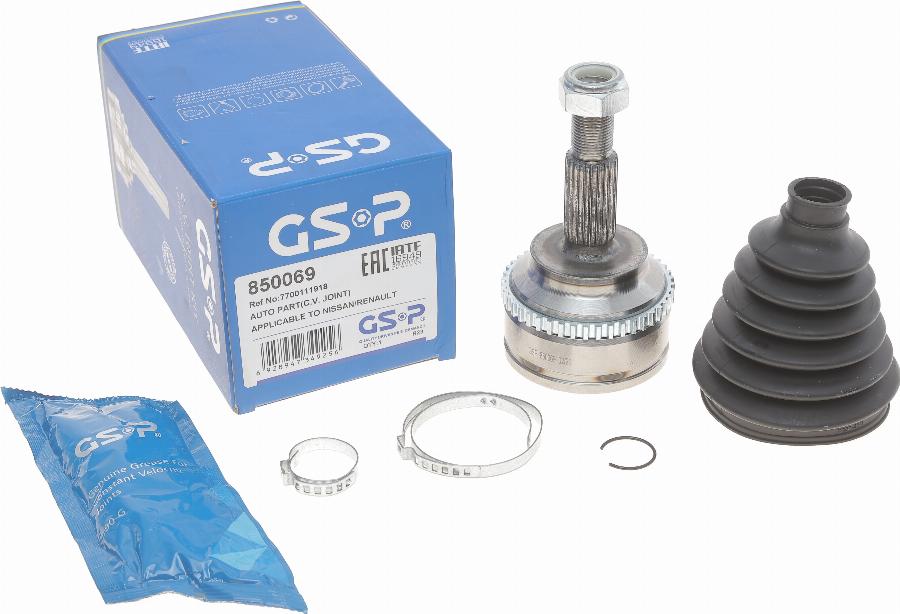GSP 850069 - Комплект шарнірів, приводний вал autodetail.com.ua