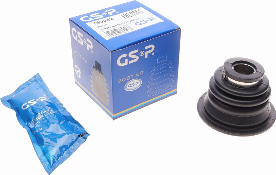 GSP 760042 - Гофрований кожух, приводний вал autodetail.com.ua