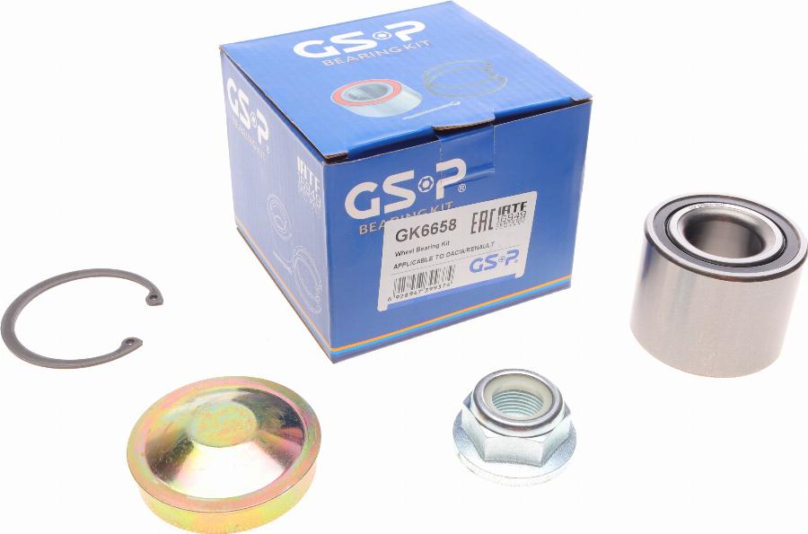 GSP GK6658 - Комплект колісних підшипників autodetail.com.ua