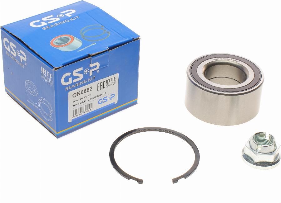 GSP GK6682 - Комплект колісних підшипників autodetail.com.ua