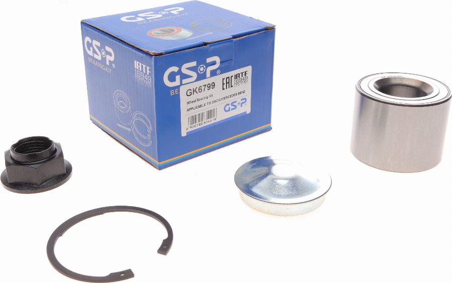 GSP GK6799 - Комплект колісних підшипників autodetail.com.ua