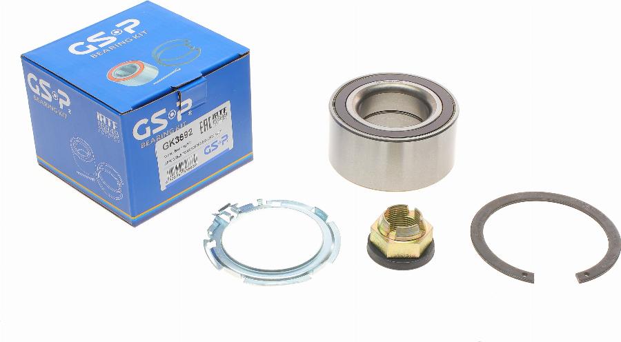 GSP GK3692 - Комплект колісних підшипників autodetail.com.ua