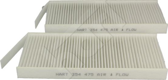 Hart 354 475 - Фільтр, повітря у салоні autodetail.com.ua