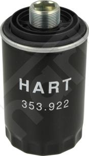 Hart 353 922 - Оливний фільтр autodetail.com.ua