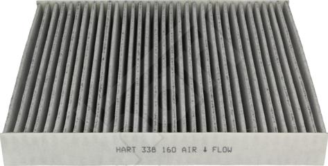 Hart 338 160 - Фільтр, повітря у салоні autodetail.com.ua