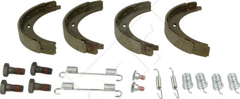 Hart 261 639 - Комплект гальмівних колодок, стоянкове гальмо autodetail.com.ua