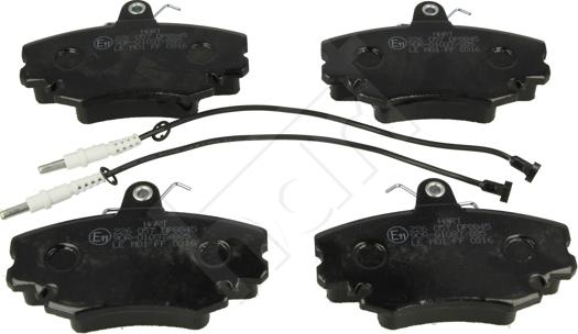 Hart 226 057 - Комплект гальмівних накладок, дискове гальмо autodetail.com.ua