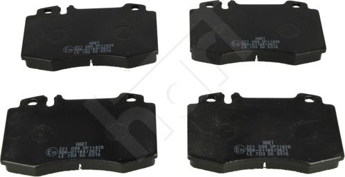 Hart 221 099 - Комплект гальмівних накладок, дискове гальмо autodetail.com.ua