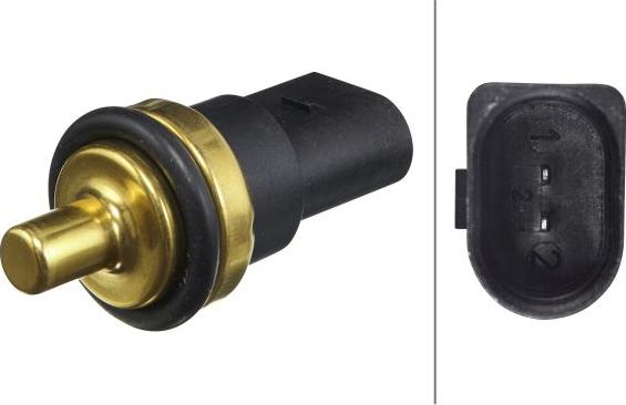 HELLA 6PT 009 309-331 - Датчик, температура охолоджувальної рідини autodetail.com.ua