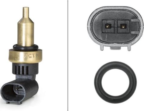 HELLA 6PT 358 058-191 - Датчик, температура охолоджувальної рідини autodetail.com.ua