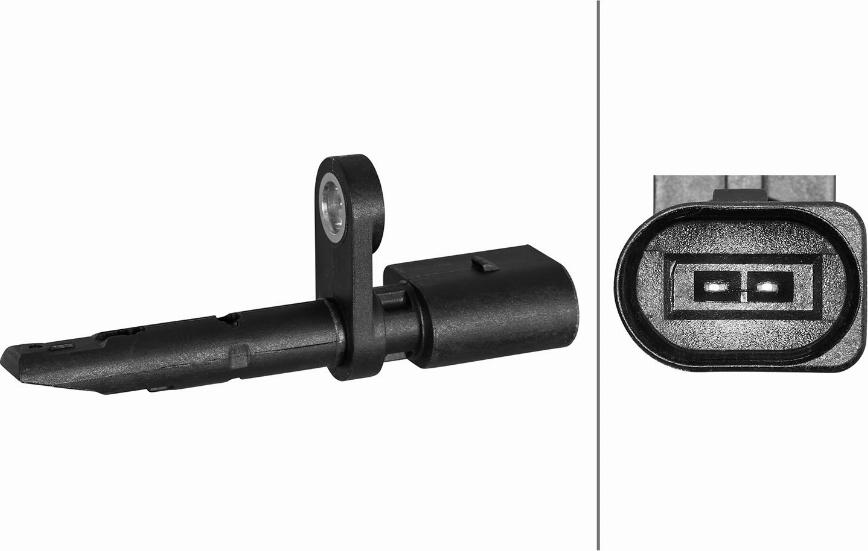 HELLA 6PU 358 218-471 - Датчик, кількість обертів колеса autodetail.com.ua
