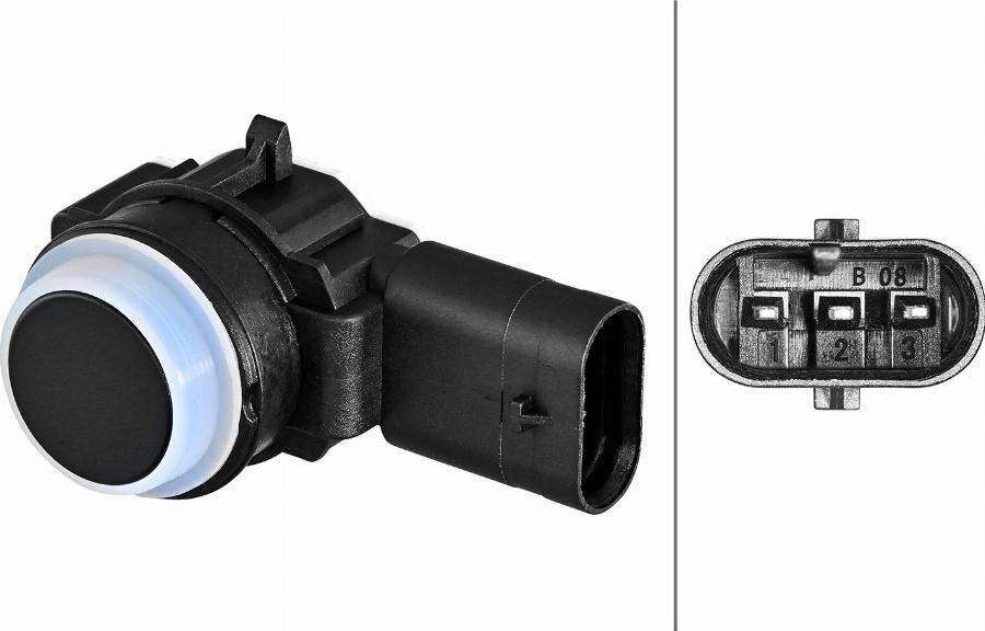 HELLA 6PX 358 270-451 - Датчик, паркувальний датчик autodetail.com.ua