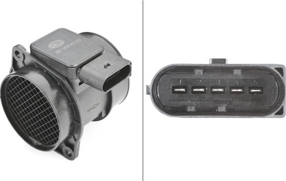 HELLA 8ET 009 142-331 - Витратомір повітря autodetail.com.ua