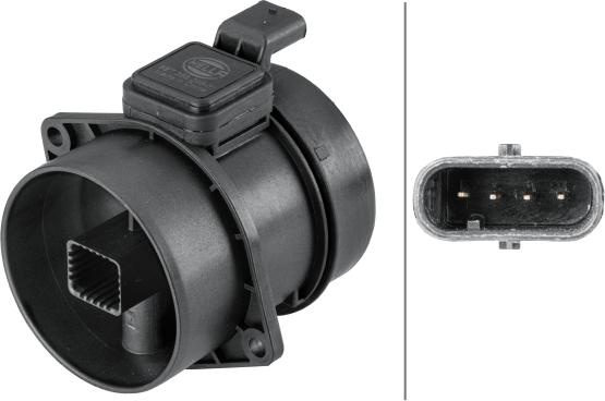 HELLA 8ET 358 095-311 - Витратомір повітря autodetail.com.ua