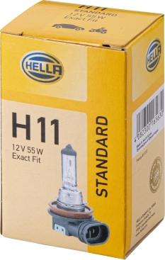 HELLA 8GH 008 358-121 - Лампа розжарювання, фара дальнього світла autodetail.com.ua