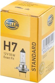 HELLA 8GH 007 157-121 - Лампа розжарювання, фара дальнього світла autodetail.com.ua