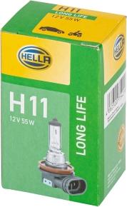 HELLA 8GH223498-351 - Лампа розжарювання, фара дальнього світла autodetail.com.ua