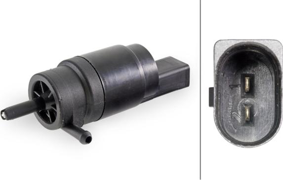 HELLA 8TW 006 848-021 - Насос подачі води для миття, система склоочисників autodetail.com.ua