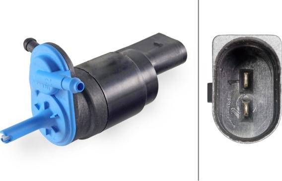 HELLA 8TW 006 847-021 - Насос подачі води для миття, система склоочисників autodetail.com.ua