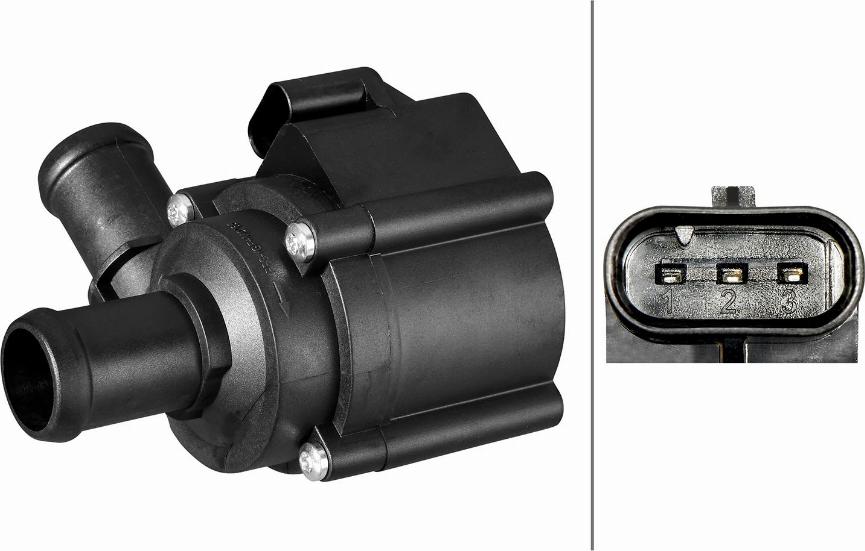 HELLA 8TW 358 304-691 - Додатковий водяний насос autodetail.com.ua