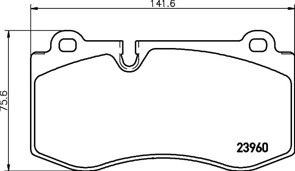 HELLA PAGID 8DB 355 011-401 - Комплект гальмівних накладок, дискове гальмо autodetail.com.ua