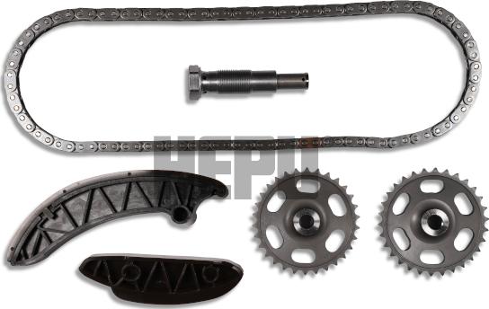 Hepu 21-0164 - Комплект ланцюгів привода autodetail.com.ua
