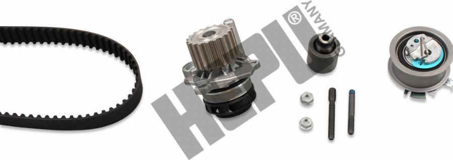 Hepu PK05510 - Водяний насос + зубчастий ремінь autodetail.com.ua