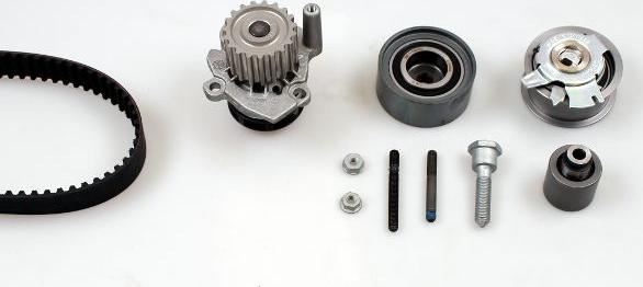Hepu PK05512 - Водяний насос + зубчастий ремінь autodetail.com.ua