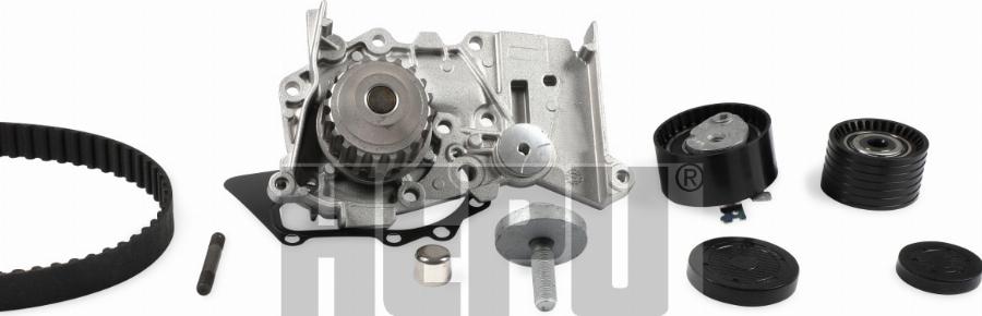 Hepu PK08421 - Водяний насос + зубчастий ремінь autodetail.com.ua