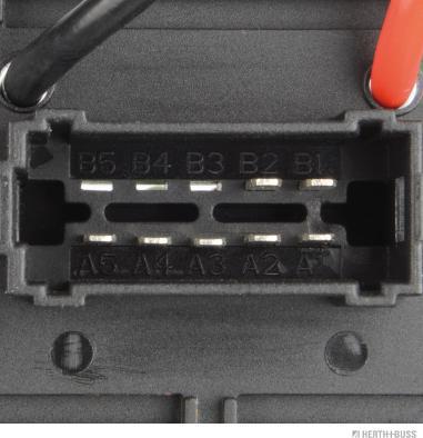 Herth+Buss Elparts 75614918 - Резистор, компресор салону autodetail.com.ua