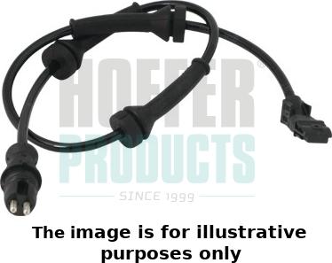 Hoffer 8290188E - Датчик, кількість обертів колеса autodetail.com.ua