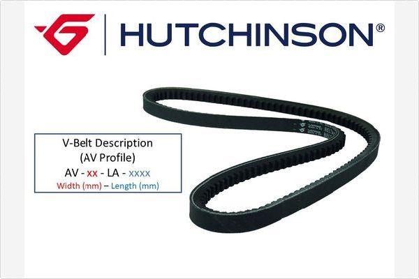 Hutchinson AV 10 La 600 - Клиновий ремінь autodetail.com.ua