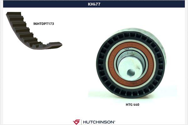 Hutchinson KH 477 - Комплект зубчастих ременів autodetail.com.ua