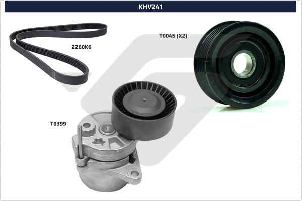 Hutchinson KHV 241 - Комплект поліклинових ременів autodetail.com.ua