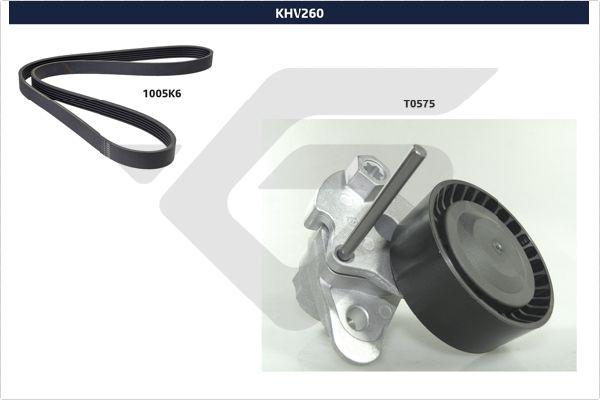 Hutchinson KHV 260 - Комплект поліклинових ременів autodetail.com.ua