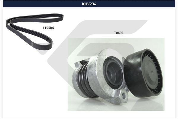 Hutchinson KHV 234 - Комплект поліклинових ременів autodetail.com.ua