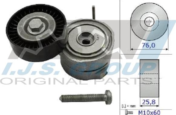IJS GROUP 93-2419 - Натяжний пристрій, клиновий ремінь autodetail.com.ua