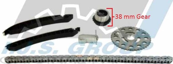 IJS GROUP 40-1149FK - Комплект ланцюгів привода autodetail.com.ua
