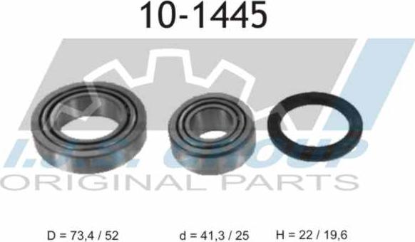 IJS GROUP 10-1445 - Комплект колісних підшипників autodetail.com.ua