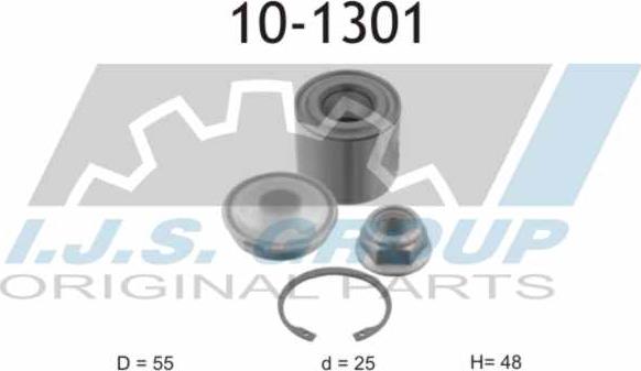 IJS GROUP 10-1301 - Комплект колісних підшипників autodetail.com.ua