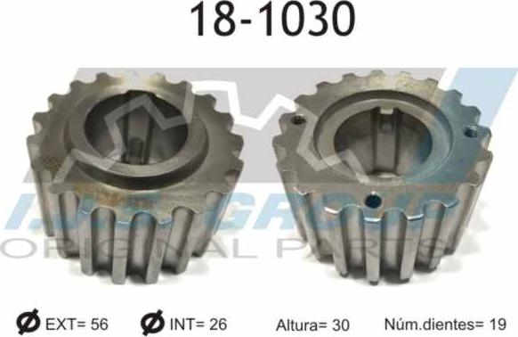 IJS GROUP 18-1030 - Зубчасте колесо, колінчатий вал autodetail.com.ua