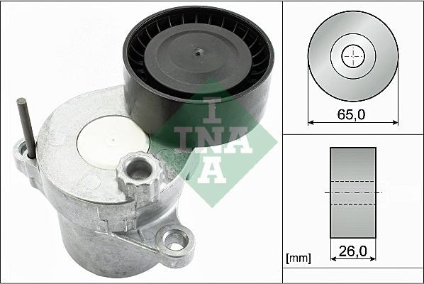 INA 534 0549 10 - Натяжний пристрій, клиновий ремінь autodetail.com.ua