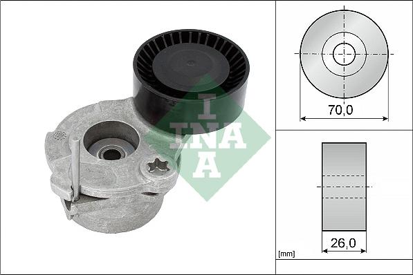 INA 534 0630 10 - Натяжний пристрій, клиновий ремінь autodetail.com.ua